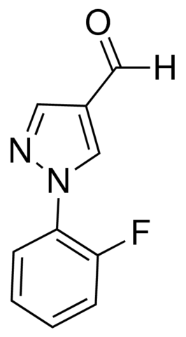 1-(2-Fluoro-phenyl)-1H-pyrazole-4-carbaldehyde JRD0038-1G