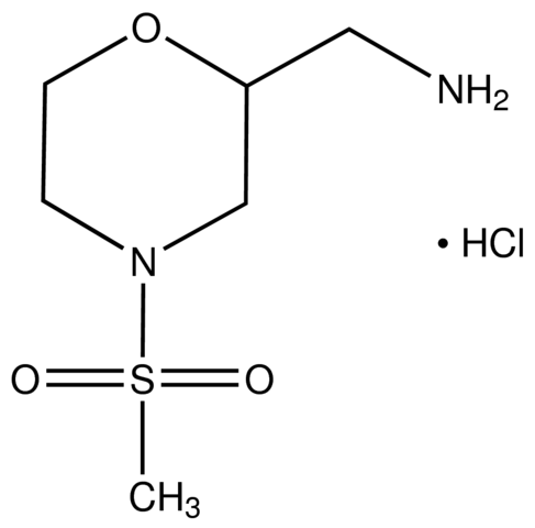 1-[4-(Methylsulfonyl)-2-morpholinyl]methanamine hydrochloride CBR00925-1G