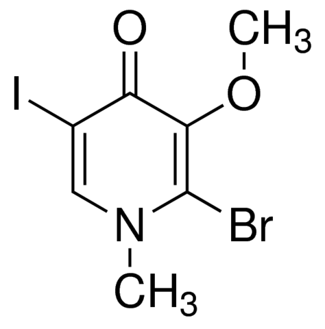 2-Bromo-5-iodo-3-methoxy-1-methylpyridin-4(1H)-one ADE001348-1G