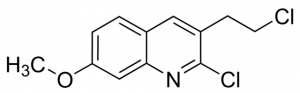2-Chloro-3-(2-chloroethyl)-7-methoxyquinoline BBO000105-1G
