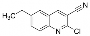 2-Chloro-6-ethylquinoline-3-carbonitrile BBO000130-1G