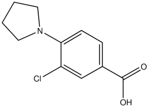 3-Chloro-4-pyrrolidin-1-ylbenzoic acid CBR00094-1G