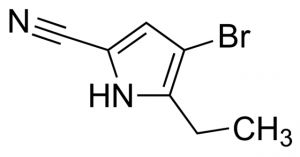 4-Bromo-5-ethyl-1H-pyrrole-2-carbonitrile CBR01832-1G