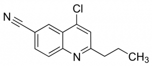 4-Chloro-2-propyl-6-quinolinecarbonitrile BBO000087-1G