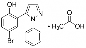 5-(5-Bromo-2-hydroxyphenyl)-1-phenylpyrazole acetate 