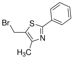 5-(bromomethyl)-4-methyl-2-phenyl-1,3-thiazole CDS015877-100MG