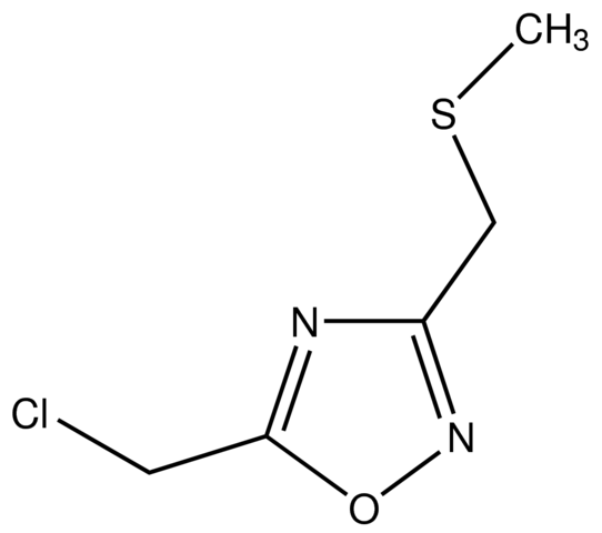 5-(Chloromethyl)-3-[(methylthio)methyl]-1,2,4-oxadiazole CBR00271-1G
