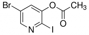 5-Bromo-2-iodopyridin-3-yl acetate ADE000446-1G