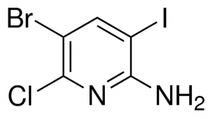 5-Bromo-6-chloro-3-iodopyridin-2-amine ADE001357-1G