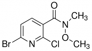 6-Bromo-2-chloro-N-methoxy-N-methylnicotinamide ADE000599-1G