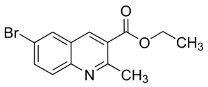 6-Bromo-2-methylquinoline-3-carboxylic acid ethyl ester BBO000199-1G