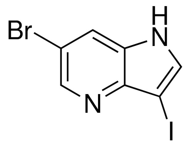 6-Bromo-3-iodo-1H-pyrrolo[3,2-b]pyridine ADE000951-1G