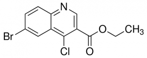 6-bromo-4-chloro-quinoline-3-carboxylic acid ethyl ester CDS017433-25MG