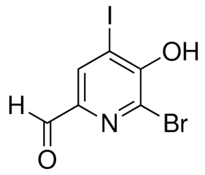 6-Bromo-5-hydroxy-4-iodopicolinaldehyde ADE001342-1G
