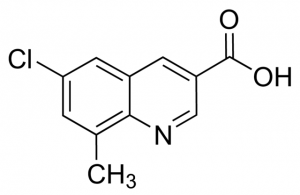 6-Chloro-8-methylquinoline-3-carboxylic acid BBO000205-1G