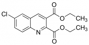 6-Chloroquinoline-2,3-dicarboxylic acid diethyl ester BBO000206-1G