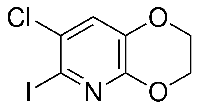 7-Chloro-6-iodo-2,3-dihydro-[1,4]dioxino[2,3-b]pyridine ADE001347-1G