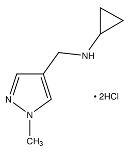 N-[(1-Methyl-1H-pyrazol-4-yl)methyl]cyclopropanamine dihydrochloride CBR00693-1G