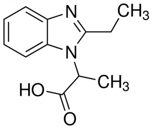 2-(2-ethyl-benzoimidazol-1-yl)-propionic acid CDS016781-50MG