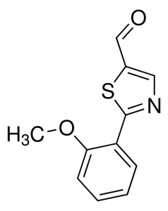 2-(2-methoxy-phenyl)-thiazole-5-carbaldehyde CDS010131-50MG