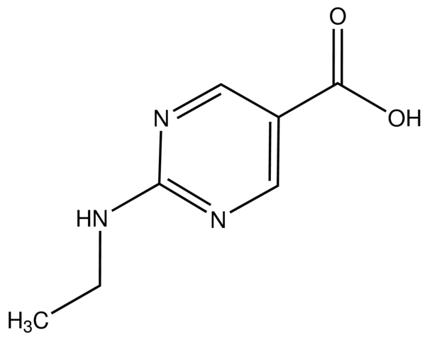 2-(Ethylamino)pyrimidine-5-carboxylic acid CBR00496-1G