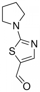 2-pyrrolidin-1-yl-1,3-thiazole-5-carbaldehyde CDS003838-250MG