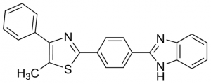 2-[4-(2-Benzimidazolyl)-phenyl]-5-methyl-4-phenyl-thiazole BOG00078-1G