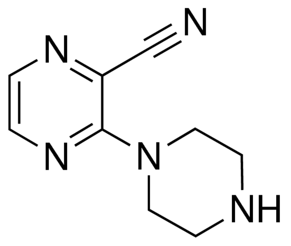 3-piperazin-1ylpyrazine-2-carbonitrile CDS006028-100MG