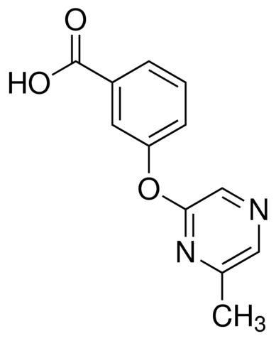 3-[(6-methylpyrazin-2-yl)oxy]benzoic acid CDS017281-25MG