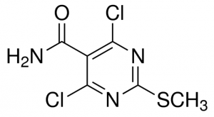 4,6-Dichloro-2-(methylthio)pyrimidine-5-carboxamide 755435-1G