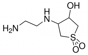 4-(2-amino-ethylamino)-1,1-dioxo-tetrahydro-1lambda6-thiophen-3-ol CDS016241-50MG