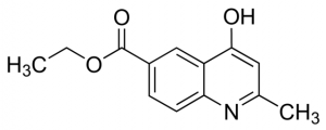 4-Hydroxy-2-methylquinoline-6-carboxylic acid ethyl ester BBO000243-1G