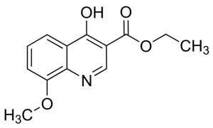 4-Hydroxy-8-methoxyquinoline-3-carboxylic acid ethyl ester BBO000182-1G