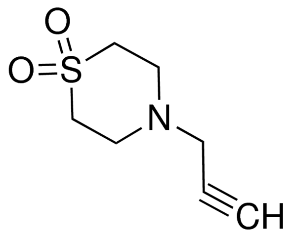 4-prop-2-ynyl-thiomorpholine 1,1-dioxide CDS017211-25MG