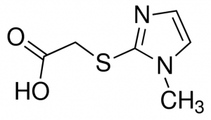 [(1-Methyl-1H-imidazol-2-yl)sulfanyl]acetic acid CDS006858-25MG