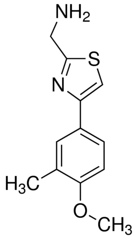 [4-(4-methoxy-3-methylphenyl)-1,3-thiazol-2-yl]methanamine CDS009672-50MG