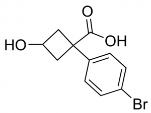 1-(4-Bromophenyl)-3-hydroxycyclobutanecarboxylic acid CVT00019-1G