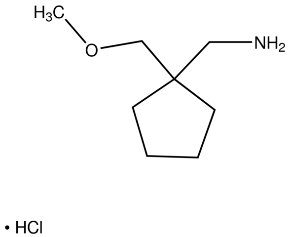1-[1-(Methoxymethyl)cyclopentyl]methanamine hydrochloride CBR00880-1G