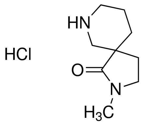 2,7-diazaspiro[4.5]decan-1-one, 2-methyl-, hydrochloride (1:1) CDS016456-50MG