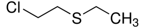 2-Chloroethyl ethyl sulfide 