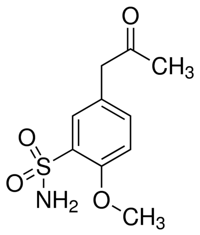 2-methoxy-5-(2-oxo-propyl)benzenesulfonamide CDS003211-1G