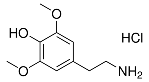 3,5-dimethoxy-4-hydroxyphenethylamine hydrochloride CDS004542-100MG