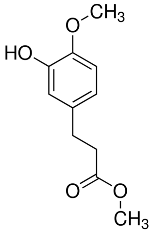 3-(3-hydroxy-4-methoxy-phenyl)-propionic acid methyl ester CDS005498-100MG