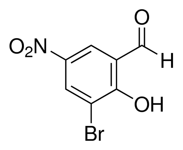 3-Bromo-5-nitrosalicylaldehyde 