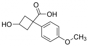 3-Hydroxy-1-(4-methoxyphenyl)cyclobutanecarboxylic acid CVT00018-1G