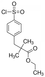 ethyl 2,2-dimethyl-3-(4-chlorosulfonylphenyl)propionate CDS005154-100MG