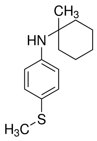 N-(1-methylcyclohexyl)-4-(methylthio)aniline 