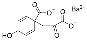 Prephenic acid barium salt 