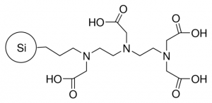Triamine tetraacetate, silica-supported 
