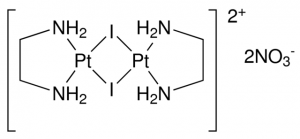 (Ethylenediamine)iodoplatinum(II) dimer dinitrate 